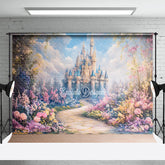 Lofaris Floral Fine Art Wonderland Castle Wedding Backdrop